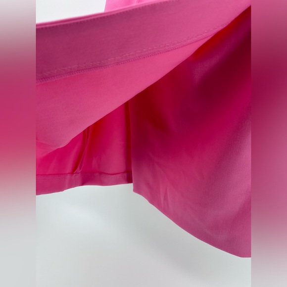 NWT FRENCH CONNECTION Whisper One Shoulder Mini Dress Morning Glory Barbie Sz 6 - Picture 4 of 14